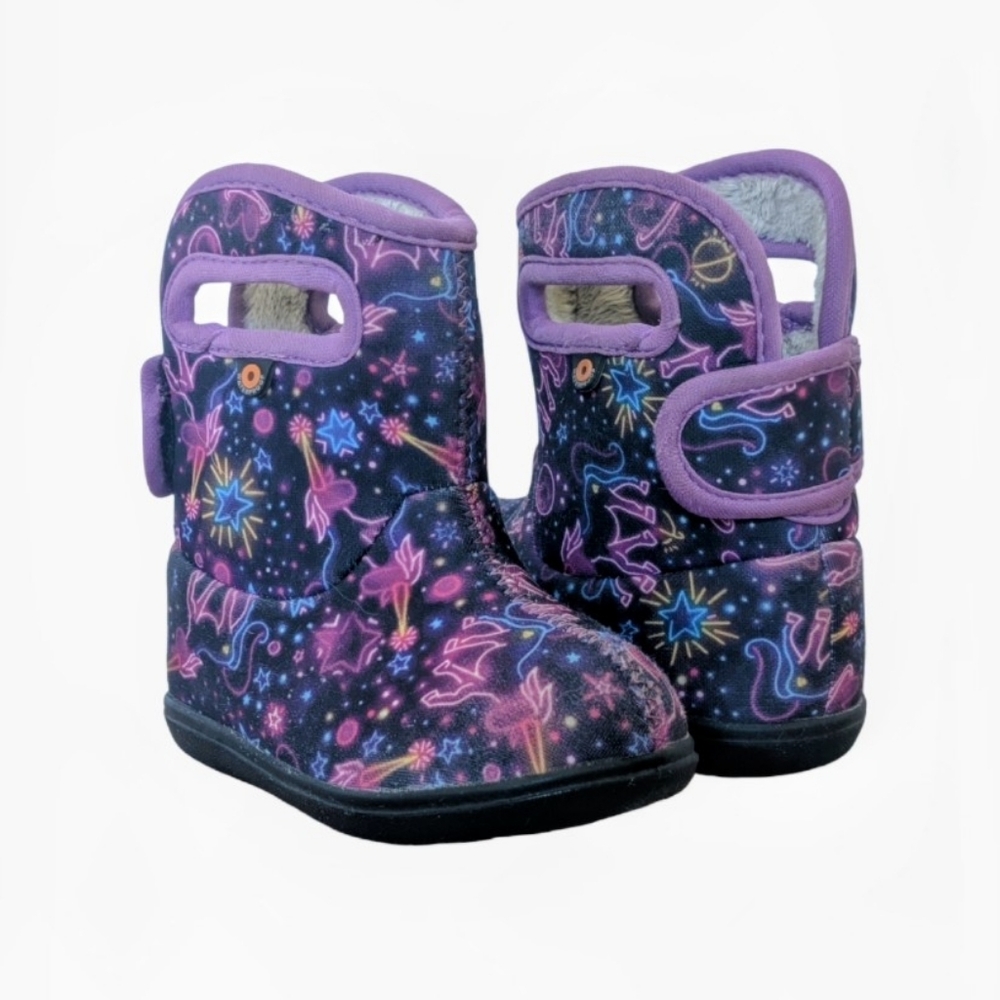 BOGS Baby Bogs II Unicorn Awesome Insulated Waterproof Boot - Size 6